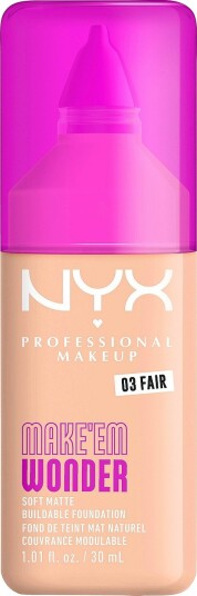 NYX Professional Makeup   Make Em Wonder Foundation 30 Ml   Beige