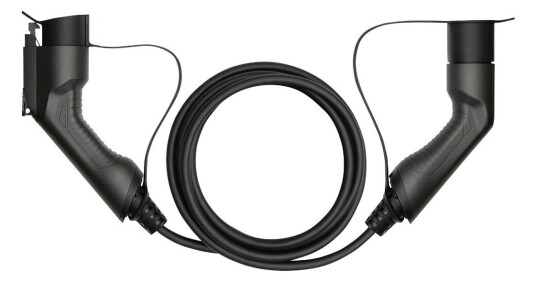 Deltaco E-Charge Kabel, Type 2 Til Type 1, 1 Fase, 16a, 3.6kw, 3m, Svart