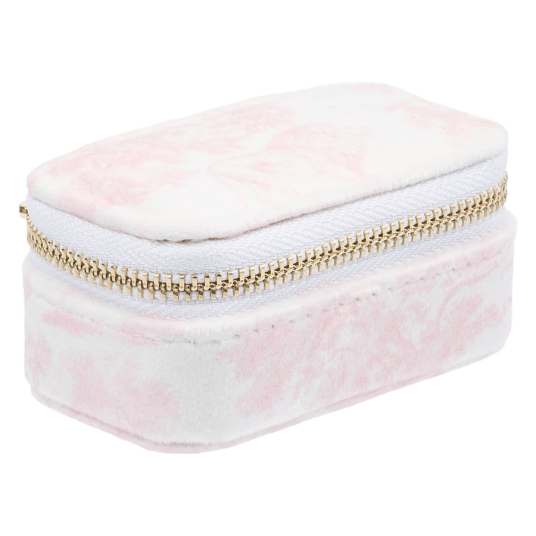 DARK Velvet Jewellery Box Micro Cotton Candy Savannah Pattern