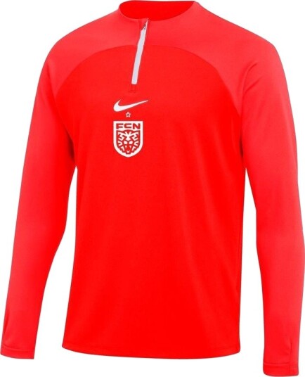 F.C. Nordsjælland Treningsskjorte   rød/Hvit Barn   Nike størrelse S: 128 137 cm