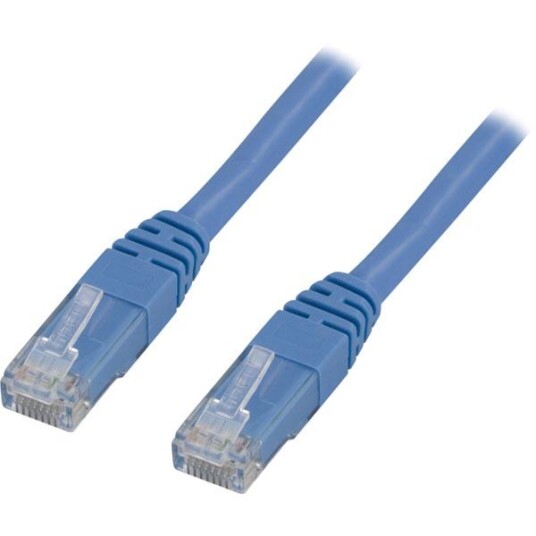 Deltaco Cat6 Nettverkskabel 3m Blå med RJ-45 Deltaco Cat6 Nettverkskabel 3m Blå med RJ-45