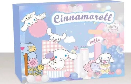 2024 Adventskalender Kuromi My Melody Cinnamoroll Sanrio Leketøystilbehør Jule Nedtellingskalender Barnegaver Cinnamoroll