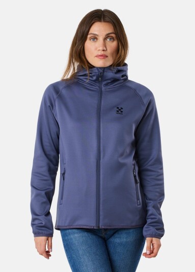 X Trail Colorado Stretch Zip Hood W Ii Dusty Blue 40 Fleecetrøyer