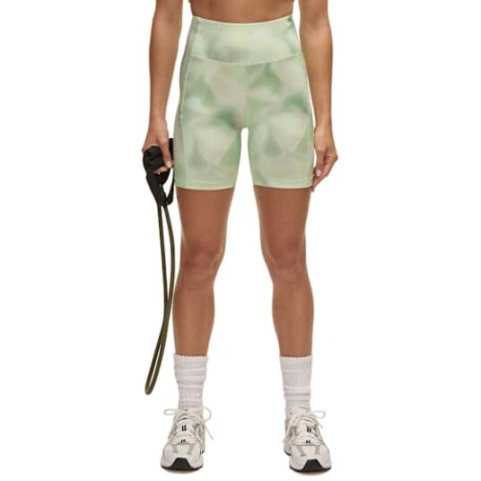 Casall High Waist Bike Shorts Dame Illusion Green S