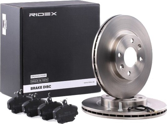 Bremseskiver og klosser RIDEX 3405B0017