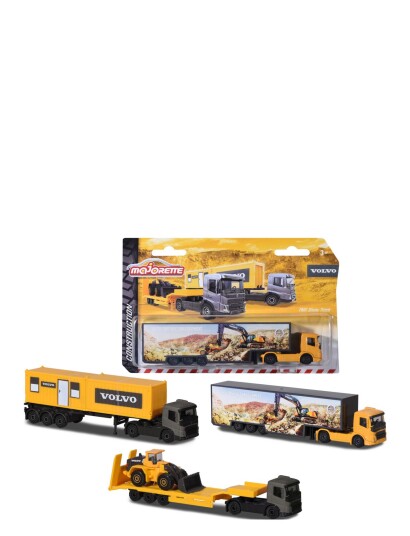 Majorette Volvo Transporter Assortment 3 Asst.   Yellow   ONE SIZE