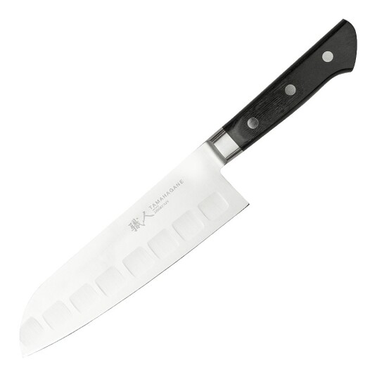 Tamahagane Shokunin santokukniv olivenslipt 17,5 cm