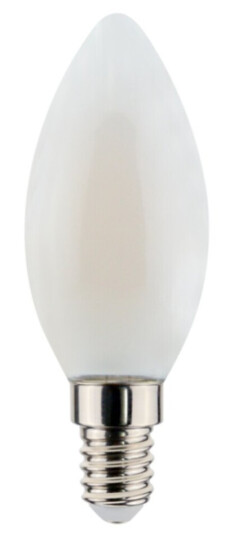 Oiva LED-pære E14 Mignon 4W/830 470lm Opal