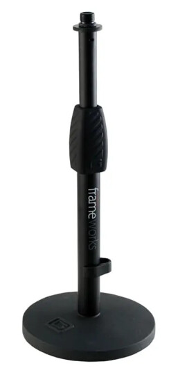 Gator Frameworks Gfw-Mic-0601 Mic Stand With Round Base&twist; Clutch