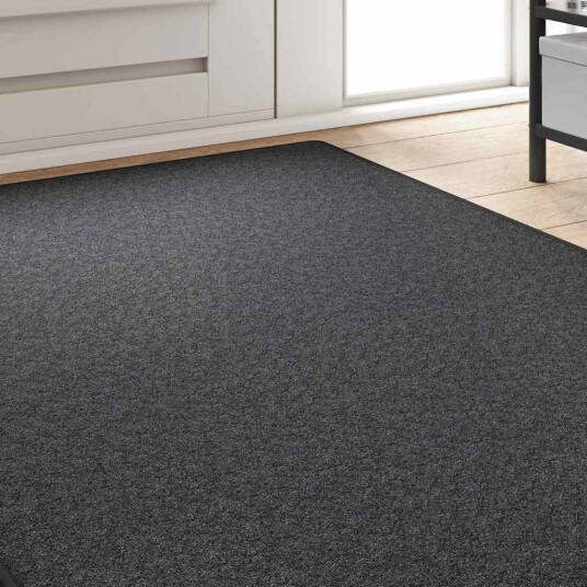  Teppeløper Mørkegrå 100 x 250 cm 100% Polypropylen