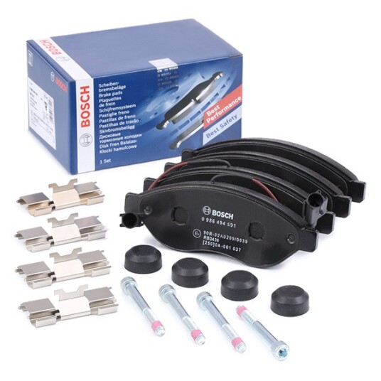 Bremseklosser BOSCH 0 986 494 591 Bremseklosser BOSCH 0 986 494 591