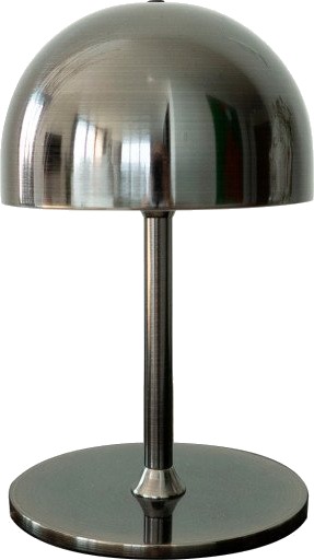 Sirius Tim oppladbar bordlampe sort nikkel 22 cm