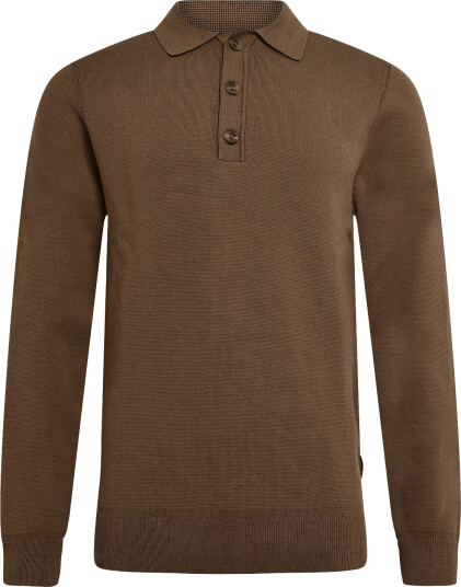 Casual Friday Cfabel 0231 Milano Polo Knit   Brown   L