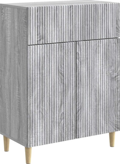  Serviesskap Grå sonoma 66 x 34,5 x 90 cm Konstruert tre