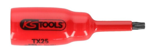 Ks Tools 117.2457, Stikkontakt, 3/8", 1 Hoder, Kromvanadiumstål, Din 3120, Iso 1174, Iec 60900, 45 G