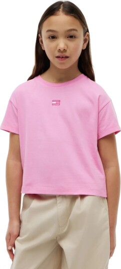 Tommy Hilfiger Tonal Flag Tee S/S Pink 46 Tommy Hilfiger Tonal Flag Tee S/S Pink 46