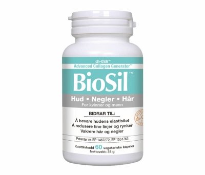 BioSil 60 kapsler – For Hud Hår Negler & Bindevev