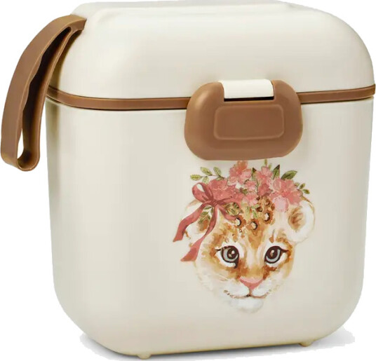 Elodie Details Lunch & Snack Box Rosy Bow Leo Cream ONE SIZE Elodie Details Lunch & Snack Box Rosy Bow Leo Cream ONE SIZE