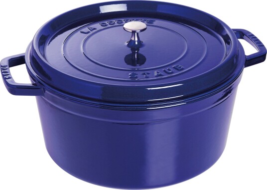 Staub Rund Gryte 30 cm 8,35 liter Blå