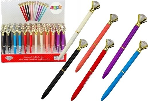 Leantoys Kulepenn Med Diamant Blått Innmat 0,7 Mm Mix Leantoys Kulepenn Med Diamant Blått Innmat 0,7 Mm Mix