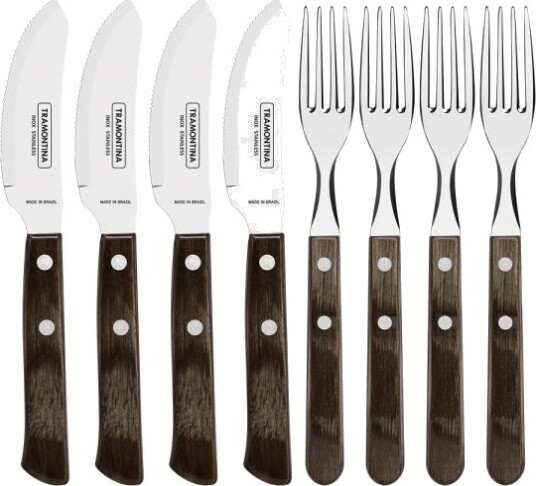 Tramontina - Polywood pizzasett 8 deler mørk brun Tramontina - Polywood pizzasett 8 deler mørk brun