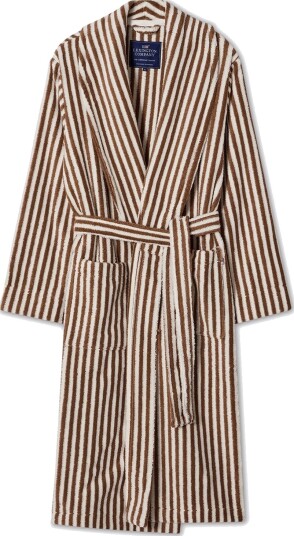 Lexington Quinn Cotton Mix Hoodie Robe Brun XL Lexington Quinn Cotton Mix Hoodie Robe Brun XL