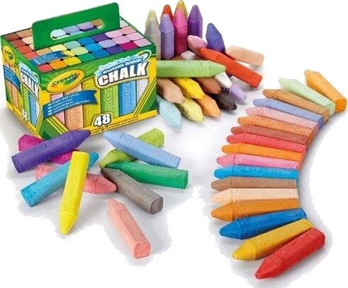 Crayola 51 2048 sidewalk chalk Crayola 51 2048 sidewalk chalk