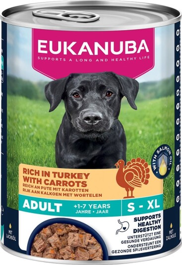 Eukanuba Tørrfôr Adult Rik På Med Gulrøtter Sparepakke Kalkun 24 X 400 G Eukanuba Tørrfôr Adult Rik På Med Gulrøtter Sparepakke Kalkun 24 X 400 G