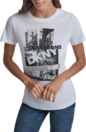 Dkny Dame Topper Hvit M,