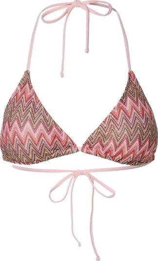 Pieces Pcada Bikini Knitted Triangle Top Pink L Pieces Pcada Bikini Knitted Triangle Top Pink L