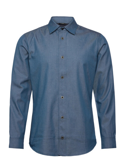G Star Clean Slim Shirt Blue XS