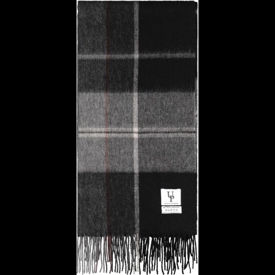 Bea Scarf Black Check One Size Wool scarf Bea Scarf Black Check One Size Wool scarf