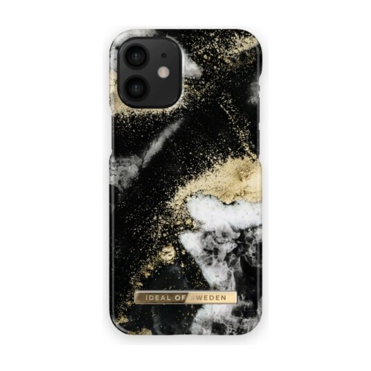 IDEAL CASE IPHONE 12 MINI BLACK GALAXY MARBLE