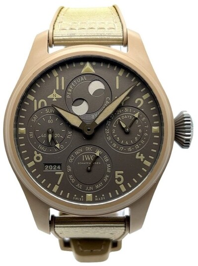 IWC Herreklokke IW503004 Big Pilot Grå/Gummi Ø46.5 mm IWC Herreklokke IW503004 Big Pilot Grå/Gummi Ø46.5 mm