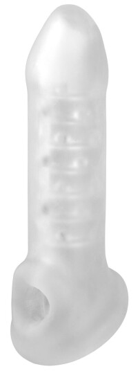 Doc Johnson Merci Jacked Up Thin Extender med Ballstrap - Klar