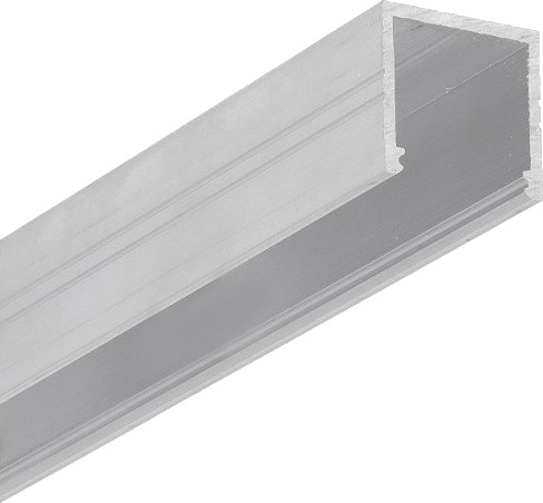 2m aluprofil SMART16 BC3/U4 Ubehandlet aluminium påbygging LED skinne 2m aluprofil SMART16 BC3/U4 Ubehandlet aluminium påbygging LED skinne