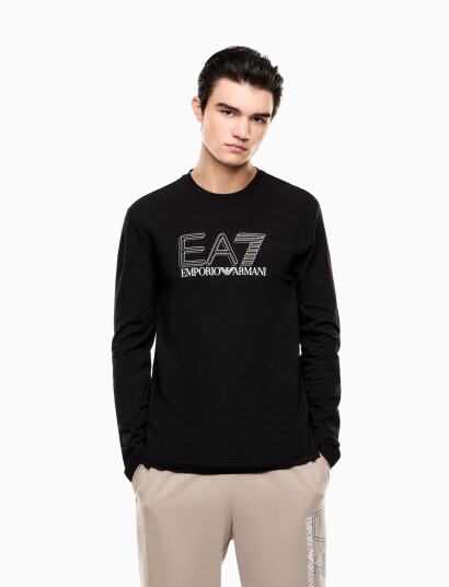 EA7 T Shirt Black S EA7 T Shirt Black S