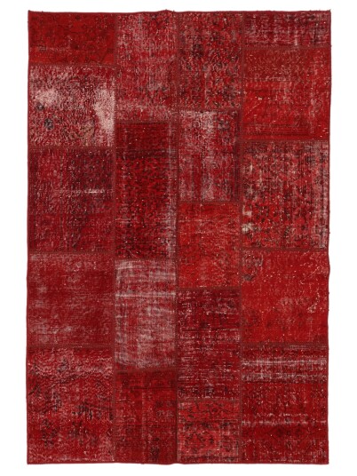 Håndknyttet. Opphav: Turkey Patchwork Turkiet 140x200