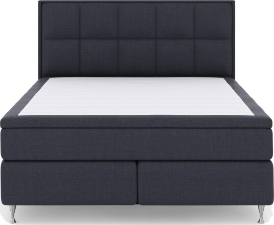 Select No 4 Komplett Sengepakke 180x200 Fast Blå/Sølvben