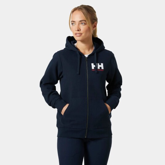 Helly Hansen Women’s HH® Logo Full Zip Hoodie 2.0 Marineblå S