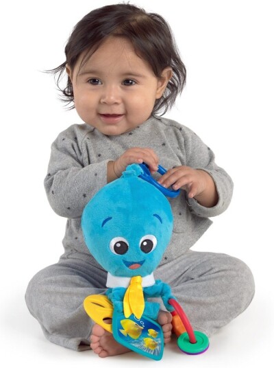 Baby Einstein Blekksprut aktivitetsbamse med speil og rangle Baby Einstein Blekksprut aktivitetsbamse med speil og rangle