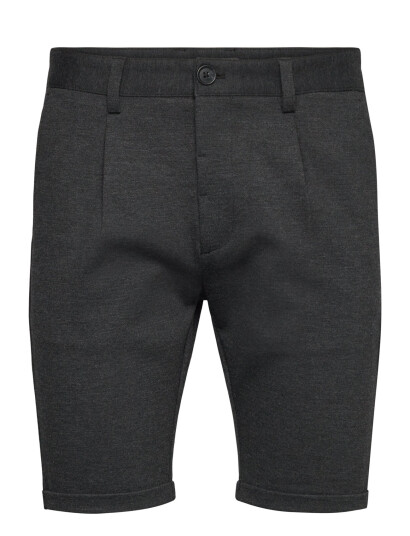 Lindbergh Pleated Shorts - Grey - S Lindbergh Pleated Shorts - Grey - S