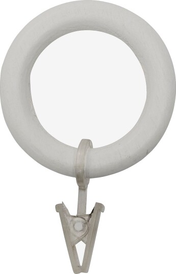 Hasta - Gardinring tre 55 mm - Hvit