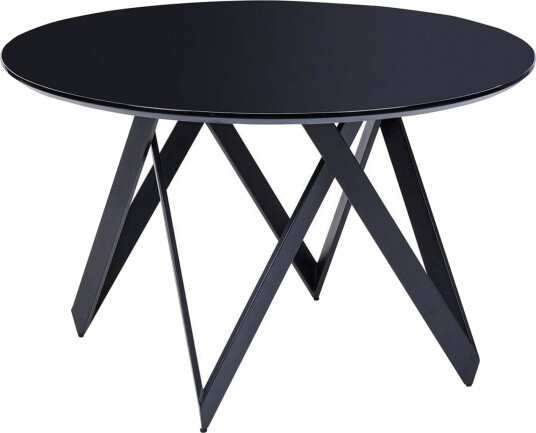 Gunden Spisebord 120 cm Rund - Svart