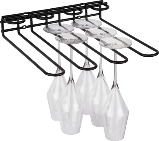 APS Glassholder; 29.5x32x6 cm LxBxH; Svart