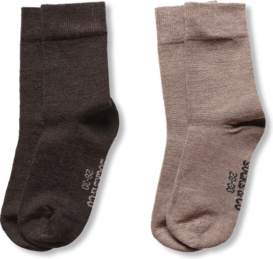 Alpacasocks&Co Merino Lifestyle Kids 2 Pack   Beige   28 30