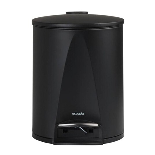 Esbada Pure Pedalbøtte 5L Svart Matt