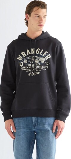 Wrangler Americana Hoodie Black S