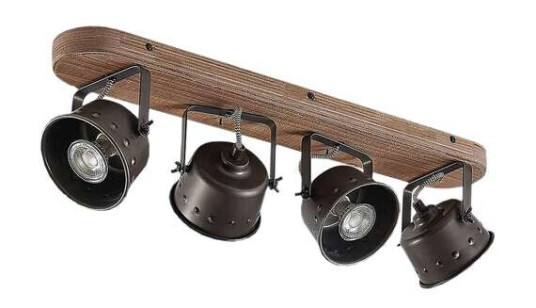 Lindby Rubinjo takspot, 4 lyskilder, lang