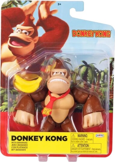 Jakks Nintendo Actionfigur Donkey Kong 10 cm